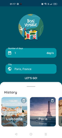 Bon Voyage - Itinéraires de voyage AI