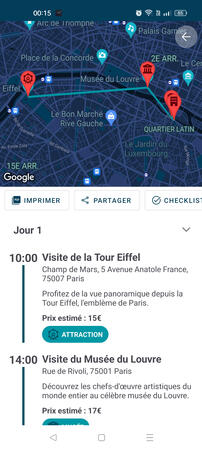 Bon Voyage - Itinéraires de voyage AI